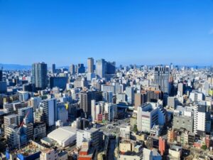 大阪市の街並み